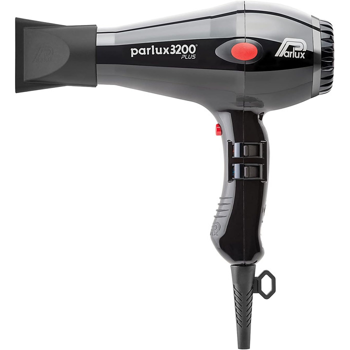 Фен Parlux 3200 Plus чорний, професійний, італійський