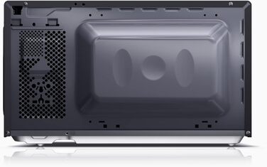 Мікрохвильова піч SHARP MS01EB, 800 Вт, 5 рівнів потужності, функція розморожування, 44x25,8x34,4 см, чорна