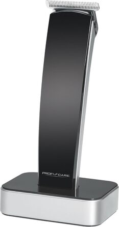 Машинка для стрижки волосся та бороди ProfiCare PC-HSM/R 3051, нержавіюча сталь, 5 довжин, чорна/срібляста, Direct Drive