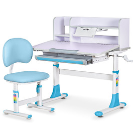 Комплект меблів Evo-kids (стіл+стілець+полиця) BD-21 BL (sale)
