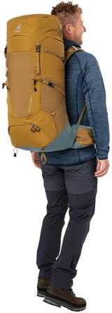 Рюкзак для трекінгу Deuter Aircontact Core 50+10 л, мигдальний-бірюзовий