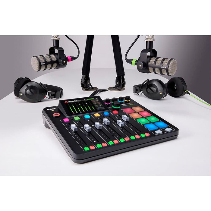 RØDE RØDECaster Duo: Комплект для подкастів, стрімінгу, музики (RCP II Noir)