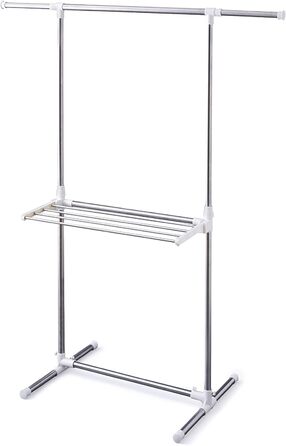Сушарка для білизни Iris Ohyama H-78SH, 78-120 см, 90-150 см, біла, для дому, легке складання, стійка для одягу