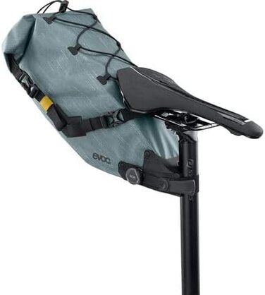 Велосипедна сідельна сумка EVOC SEAT PACK BOA WP 16 л, водонепроникна, сталева, з компресійними ременями та багатофункціональними кріпленнями
