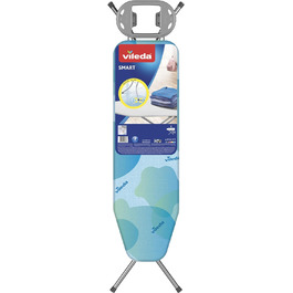 Праскавальна дошка Vileda Smart, 114x34 см, регульована висота 75-91 см, синя