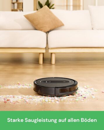 Робот-пилосос Vactidy Nimble T7 з функцією вологого прибирання, 2800Па, 120 хв автономної роботи, керування через Alexa, App, Siri, для шерсті тварин і килимів