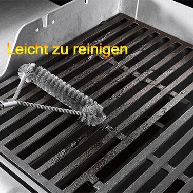 Чавунна решітка для гриля Weber Spirit I & II 200 серії, E-210, E-220, S-210, S-220, 44,5 см, змінна решітка для Weber 7637 з передніми ручками, чавунна решітка для барбекю