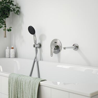 Змішувач для ванни Grohe Swift, хром, з інструментом, 24335001 (прихований монтаж)