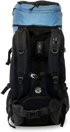 Рюкзак outdoorer Backpacker 4 Continents 85+10 л з фронтальним відкриттям і дощовиком для подорожей, трекінгу та бекпекінгу