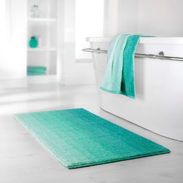 Килимок для ванної Dyckhoff Colori бірюзовий 70x120 см, 100% органічна бавовна, GOTS
