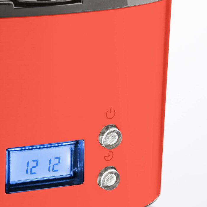 Кавоварка крапельна H.Koenig MG30, 1,5 л, 12-20 чашок, LCD, програмована, червона