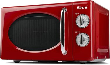 Мікрохвильова піч Girmi FM21 комбінована, 20 л, сталь, червона