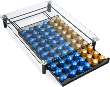 Органайзер для капсул Navaris для кавомашини Nespresso – тримач і шухляда для зберігання кавових капсул