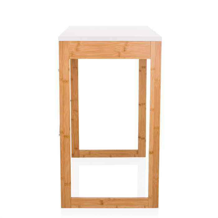 Письмовий стіл TAROLO II (80x42x75 см), 1 шухляда, білий — hjh LIVING