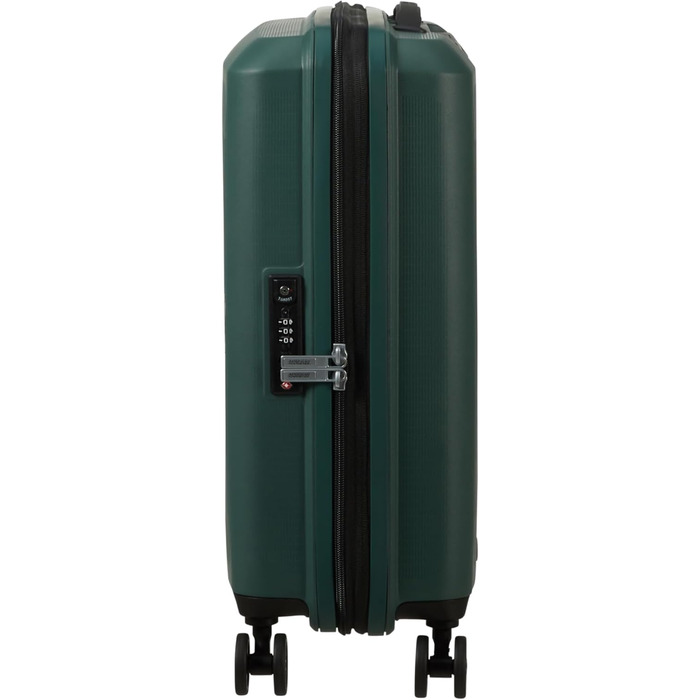 Валіза American Tourister Aerostep Spinner S, розширювана, 55 см, 36/40 л, зелена (Dark Forest), ручна поклажа