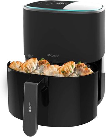 Аерофритюрниця Cecotec Cecofry Fantastik 6500, 6,5 л, 1700 Вт, без олії, 12 програм, сенсорне керування, регулювання температури 80-200°C, захист від перегріву