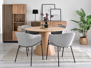 Стілець Mebel-Partner, тканина, сірий, 1 шт.