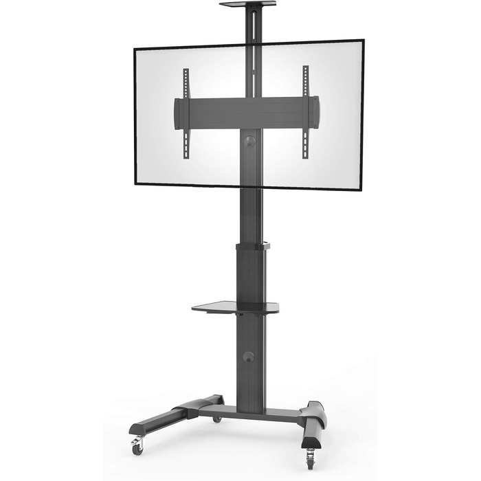 Підставка для телевізора Conecto TV Stand з роликами, регульована по висоті, поворотна, 37-70 дюймів, чорна, модель LM-FS02G