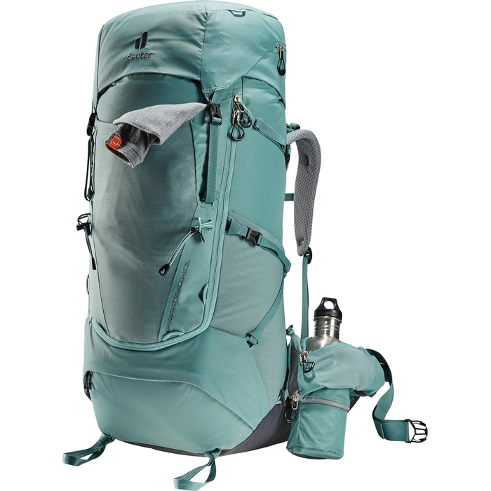 Туристичний рюкзак Deuter Aircontact Core 55+10 SL для жінок, 55+10 л, нефрит-графіт, модель 2024