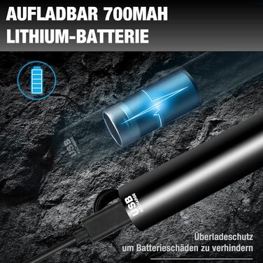 Набір електричних викруток DURATECH з 50 бітами, 3.6V з LED підсвіткою для ремонту годинників, ноутбуків, окулярів та DIY