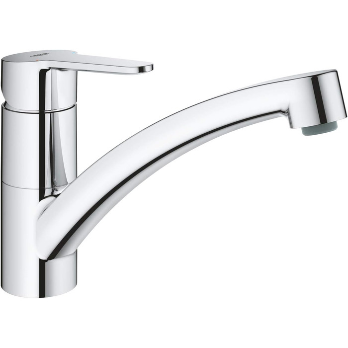 Змішувач кухонний GROHE Start Eco з плоским виливом, поворотний на 140°, хром (31685000)