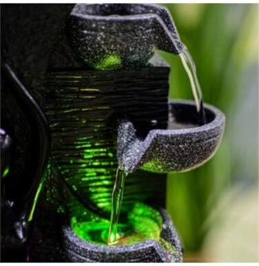 Декоративний внутрішній фонтан Zen Light Kaskade 4 рівня, 25 см