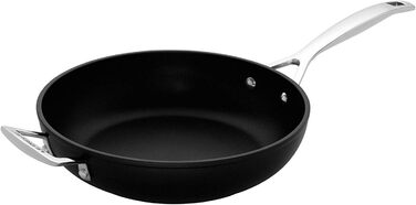 Сковорода LE CREUSET з антипригарним покриттям, діаметр 30 см, для всіх типів плит (включно з індукцією), антрацит/срібло