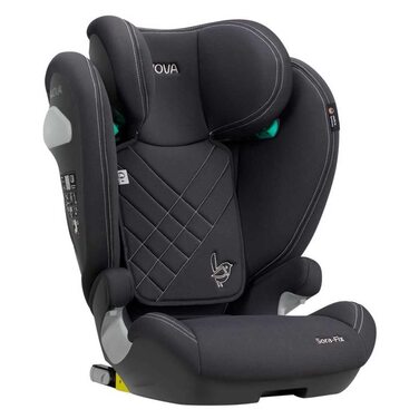 Дитяче автокрісло AVOVA Sora-Fix (Koala Grey), Isofix, бустер, для дітей 100-150 см, 4-12 років