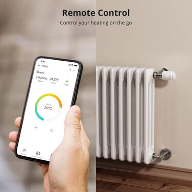 SONOFF TRVZB Розумний терморегулятор на радіатор, 2 шт. Zigbee, сумісний з Alexa/Home Assistant