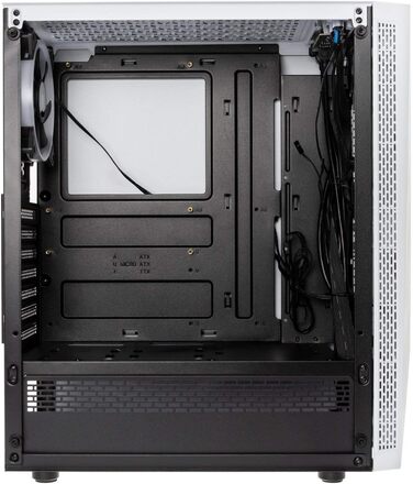 Комп'ютерний корпус Kolink Void RGB Midi Tower із загартованим склом, ігровий корпус з підсвіткою, вентилятором, для ПК