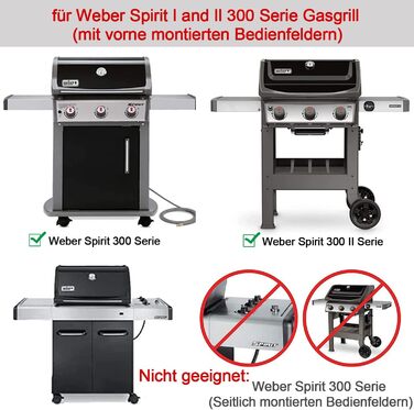 Ароматизуючі пластини Flavorizer Bars з нержавіючої сталі для гриля Weber Spirit I & II 300 серії, 38,9 см, модель 7636 – змінні захисні пластини для грилів E310, E320, E330, S310, S320, S330