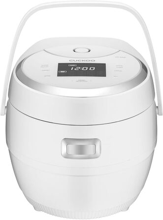 Мультирісварка та пароварка Cuckoo CR-1020F, 1.8 л, 890 Вт, 14 програм, таймер, функція автоочищення, біла