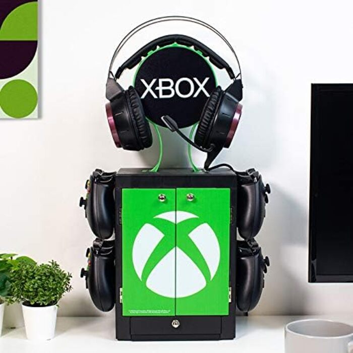 Організатор для Xbox Series X: зберігання 10 ігор/дисків Blu-Ray, підставка для навушників та 4 контролерів Numskull