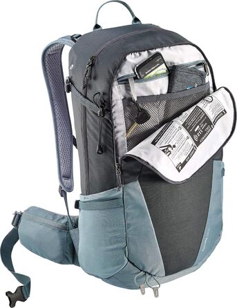 Рюкзак для туризму Deuter Futura 29 EL Extra Long, 29 л, графітовий