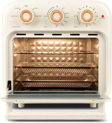 Фритюрниця Girmi FG28 Ecofrit 14L з функцією мультиварки, 1300W, 14 літрів, білий