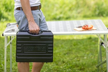 Газова плита Camp Bistro 3 від Campingaz - компактний одноконфорочний плита для кемпінгу з валізами, 2200 Вт