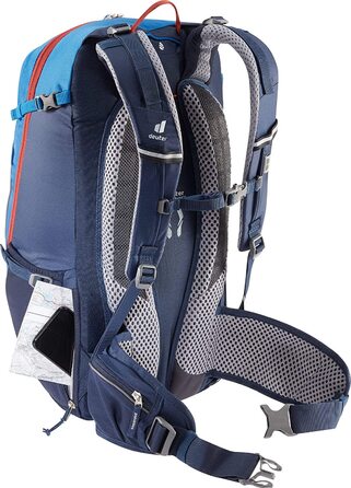 Рюкзак для велосипедистів Deuter Trans Alpine 30 л, синій, для подорожей і спорту