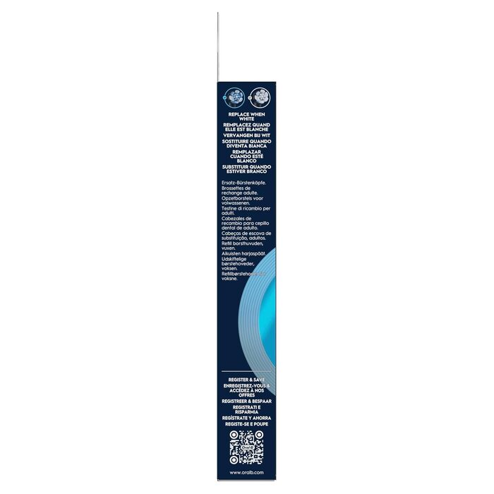 Смінні насадки для електричної зубної щітки Oral-B iO Ultimate Clean, чорні, для ефективного видалення нальоту, 2 шт.