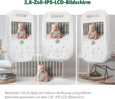 Радіоняня LeapFrog LF2423 з камерою, відеодисплей 2.8