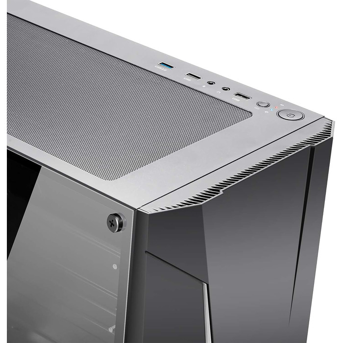 Корпус для ПК SPIRIT OF GAMER Rogue V ATX/MATX/ITX, гартоване скло, 2 ARGB вентилятори 120 мм, сумісний з Aura/MSI Mystic 3Pin