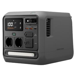 Портативна зарядна станція DJI Power Station 1024Wh 2600W, LiFePO4 акумулятор, швидка зарядка, сонячна панель, для кемпінгу та дому