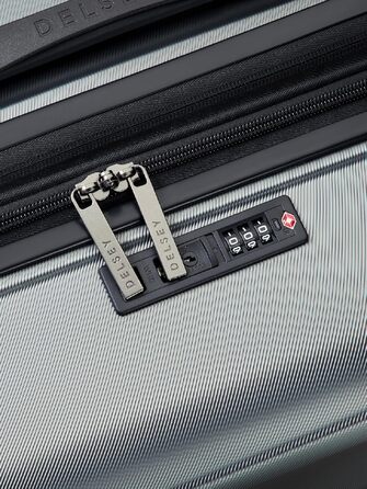 Валіза для подорожей DELSEY Paris Meteor Graphite L, великий XL тролей XL (50x32x78 см), розширювана, полікарбонат
