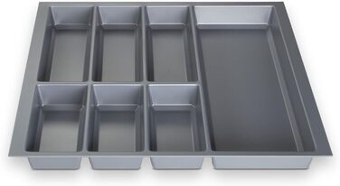 Вставка для столових приборів SOTOOLS KÖNIG IV, сріблясто-сіра, 526x473,5 мм, для шафи 60 см