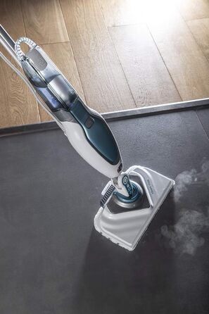 Парова швабра Black+Decker FSM1630 Deluxe для миття підлоги, 1600 Вт, знімна основа 180°, мікрофібра, для твердих покриттів