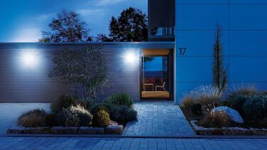 Світлодіодний прожектор Steinel XLED home 2 XL S білий, 2124 лм, датчик руху 180°, 19.3 Вт, тепле біле світло 3000K, поворотний