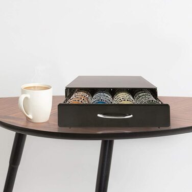 Металевий тримач для капсул Nespresso VertuoLine HiveNets, органайзер-шухляда на 40 капсул