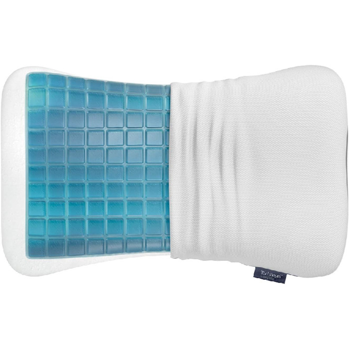 Ортопедична подушка Technogel Pixel Anatomic Curve 66x40x9 см, біла