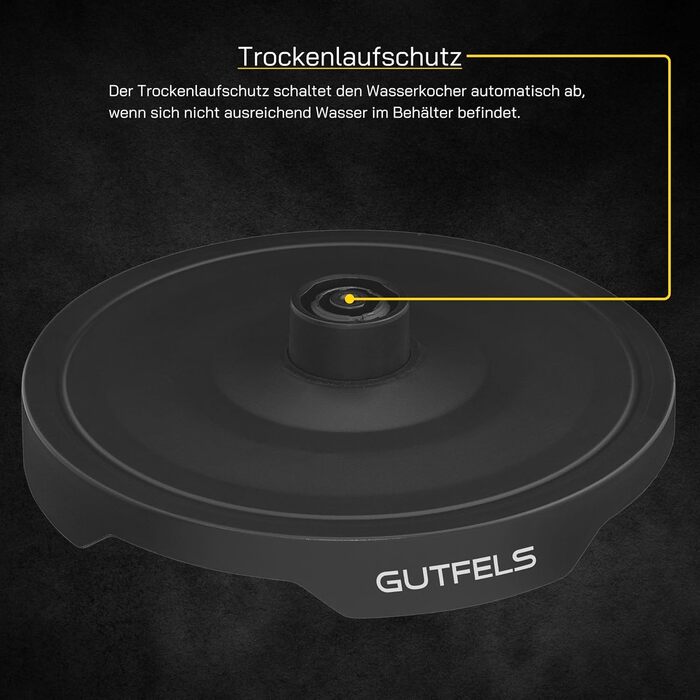 Електрочайник GUTFELS WATER 3010 G 1,7 л, 2200 Вт, захист від перегріву, підсвічування, стиль графіті