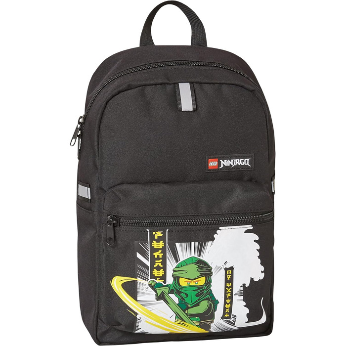 Дитячий рюкзак LEGO NINJAGO зелений, легкий, зі світловідбивачами для хлопчиків, 2023