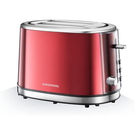 Тостер Grundig TA 6330 Red Sense, 1 відділення, 18×32×20 см, червоний